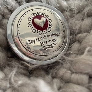 Brighton Pill Box - joy is not in things but in us